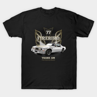 Firebird Trans Am 1977 White T-Shirt